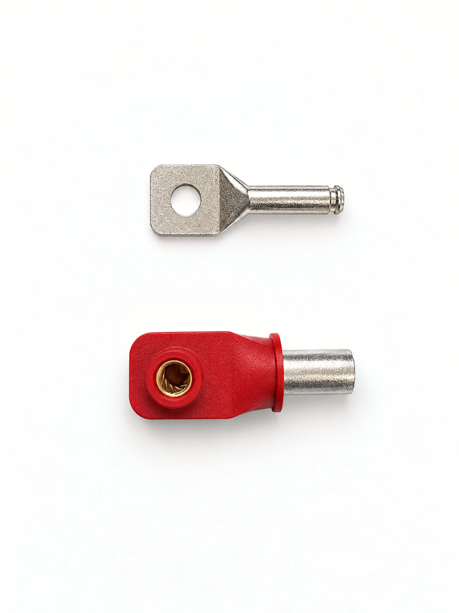 BracketBoyz red insulated power connector and ring lug