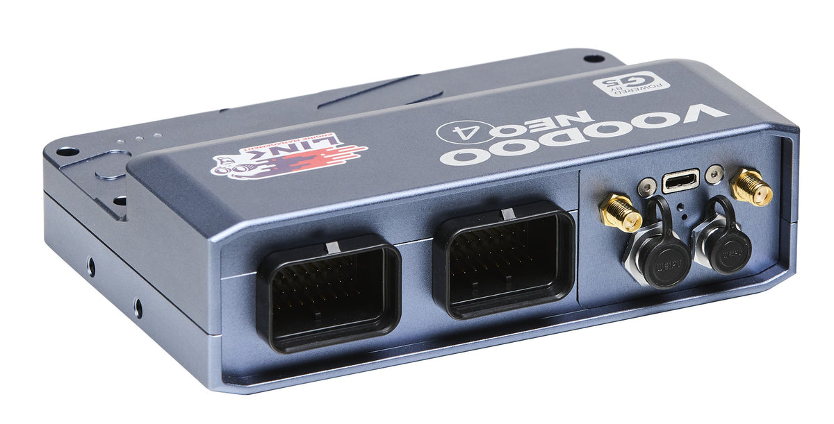 Link G5 Voodoo Neo 4 ECU, three quarter view.